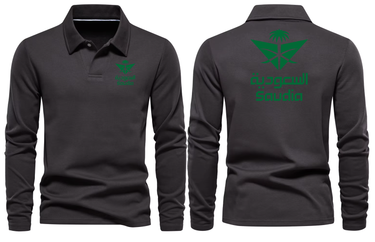 SAUDIA LONG SLEEVE POLO